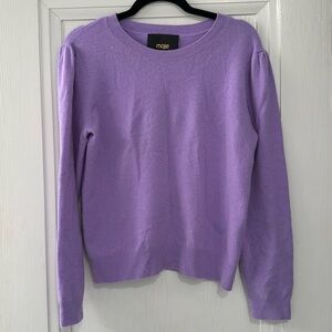 Cropped lavender sweater